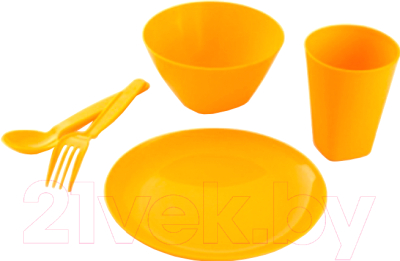 Набор посуды для кормления Berossi ИК 29334000 (желтый)