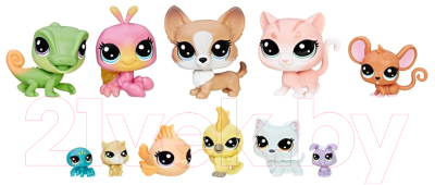 Игровой набор Hasbro Littlest Pet Shop Коллекция петов / B9343