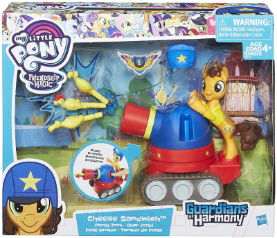 Игровой набор Hasbro My Little Pony Чиз сэндвич на праздничном танке / B6010
