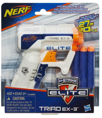 Бластер игрушечный Hasbro Nerf Элит Триад / A1690