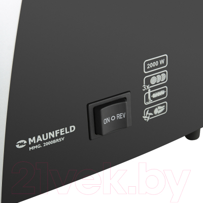 Мясорубка электрическая Maunfeld MMG.2000BRSV (черный)