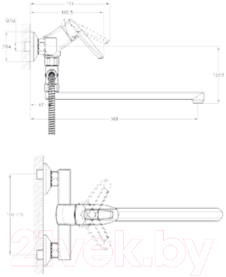 Смеситель G.Lauf LOF6-A033