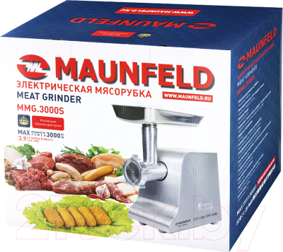 Мясорубка электрическая Maunfeld MMG.3000S (металлик)