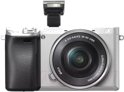 Беззеркальный фотоаппарат Sony Alpha A6300 Kit / ILCE-6300LS (серебристый)