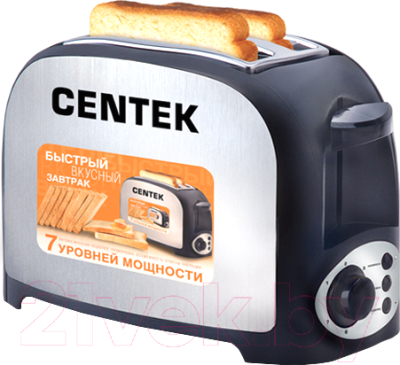 Тостер Centek СТ-1421 (черный)