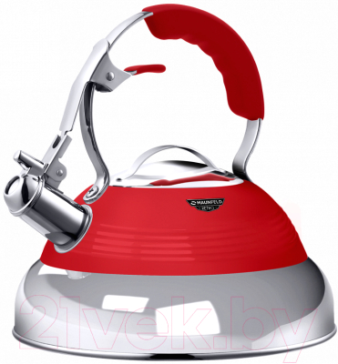Чайник со свистком Maunfeld MRK-119R (красный)