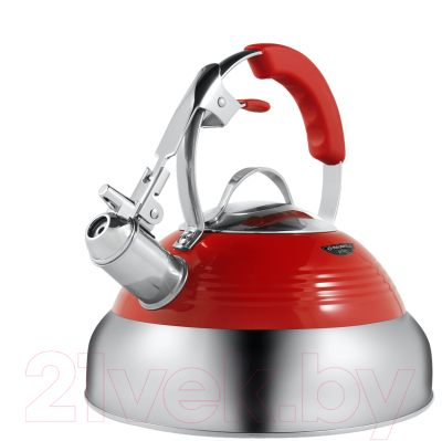 Чайник со свистком Maunfeld MRK-119R (красный)