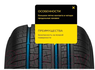 Всесезонная шина Pirelli Scorpion-Verde AS 245/60R18 105H 