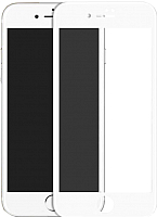 Защитное стекло для телефона Case 3D для iPhone 7 (белый глянец) - 