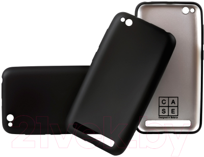 Чехол-накладка Case Deep Matte для Redmi 5A TPU (черный матовый)