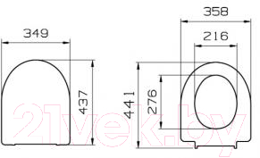 Сиденье для унитаза VitrA Form 500 (97-003-009)