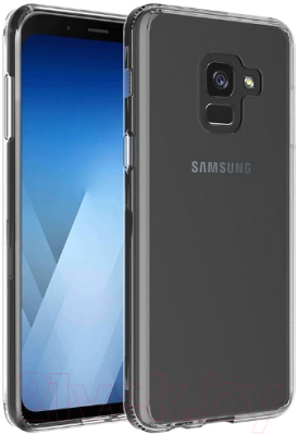 Чехол-накладка Case Better One для Galaxy A8+ (2018) TPU (прозрачный глянец)