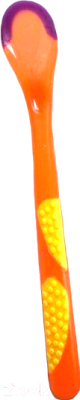 Ложка для кормления Sun Delight 33036 меняющая цвет (оранжевый)