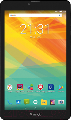 Планшет Prestigio Muze 3708 8GB 3G / PMT3708_3G_C_CIS (+ телефон PFP1180DUOBLACK)