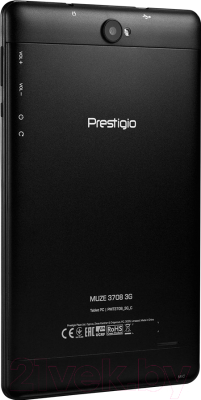 Планшет Prestigio Muze 3708 8GB 3G / PMT3708_3G_C_CIS (+ телефон PFP1180DUOBLACK)