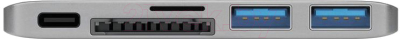 Адаптер Deppa USB-C / 72217 (графит)