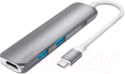 USB-хаб Deppa 73118 (графит)