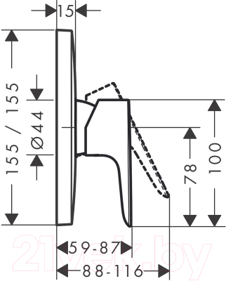 Смеситель Hansgrohe Talis E 71765000