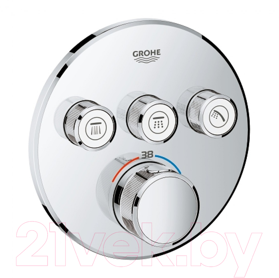 Внешняя часть смесителя скрытого монтажа GROHE SmartControl 29121000