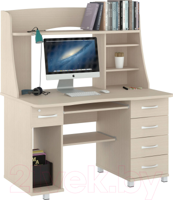 Компьютерный стол ВасКо КС 20-08 М1 (дуб молочный)