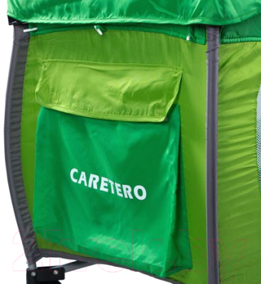 Кровать-манеж Caretero Medio (зеленый)