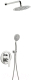 Миниатюра изображения товара Душевая система со смесителем Ferro Algeo BAG7P-SET1-S