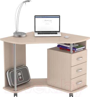 Компьютерный стол ВасКо КС 20-25 (дуб молочный)