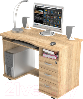 Компьютерный стол ВасКо КС 20-40 (дуб сонома)