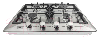 Газовая варочная панель ZORG BP5 FD IX