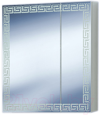 Шкаф с зеркалом для ванной Акваль Паола 60 / EP.04.60.12.N