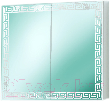 Шкаф с зеркалом для ванной Акваль Паола 75 / EP.04.75.12.N