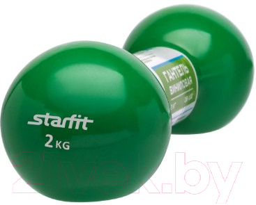 Гантель Starfit DB-102 (2кг, зеленый)