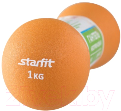 Гантель Starfit DB-202 (1кг, ярко-оранжевый)