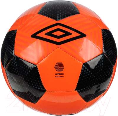 Футбольный мяч Umbro Neo Classic 20594U (размер 4, оранжевый/черный)