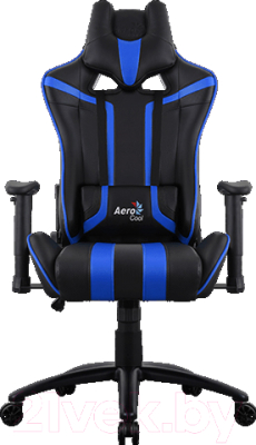 Кресло геймерское AeroCool AC120 AIR-BB (черный/синий)