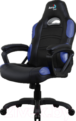 Кресло геймерское AeroCool AC80C AIR-BB (черный/синий)
