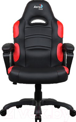 Кресло геймерское AeroCool AC80C AIR-BR (черный/красный)