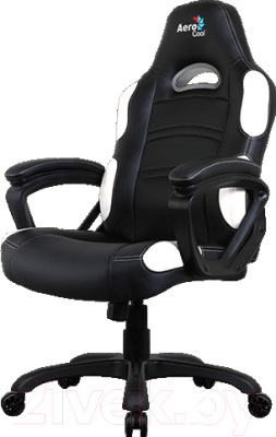 Кресло геймерское AeroCool AC80C AIR-BW (черный/белый)
