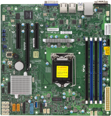 

Материнская плата Supermicro, X11SSL-F