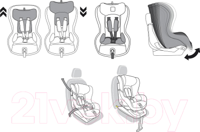 Автокресло Peg-Perego Viaggio 1 Duo-Fix K Sand