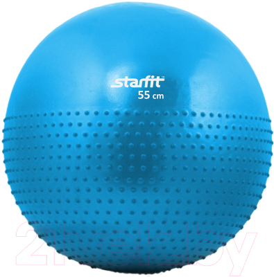 Фитбол массажный Starfit GB-201 (55см, синий)