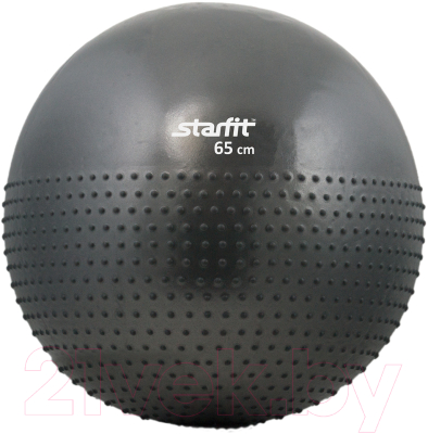Фитбол массажный Starfit GB-201 (65см, серый)