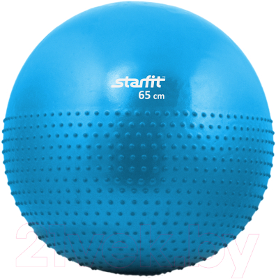 Фитбол массажный Starfit GB-201 (65см, синий)