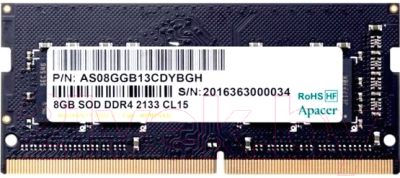 Оперативная память DDR4 Apacer AS08GGB13CDYBGH