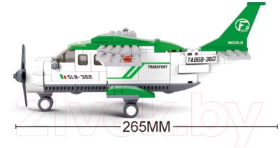 Конструктор Sluban Транспортный самолет / M38-B0362