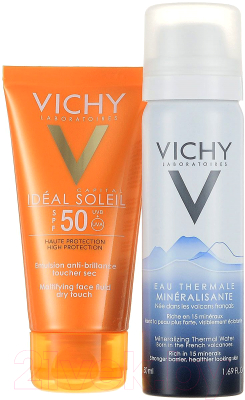 Набор косметики для лица Vichy Capital Soleil SPF50 + термальная вода (50+50мл)