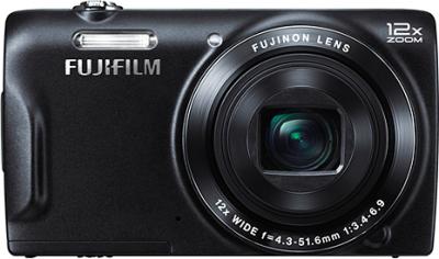 Компактный фотоаппарат Fujifilm FinePix T500 (Black) - вид спереди