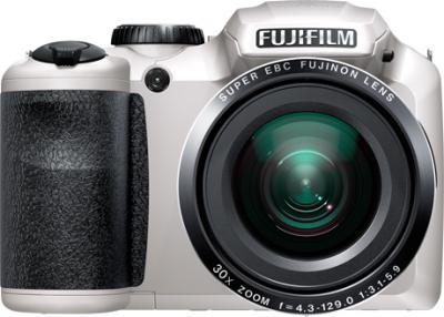 Компактный фотоаппарат Fujifilm FinePix S4800 (White) - вид спереди