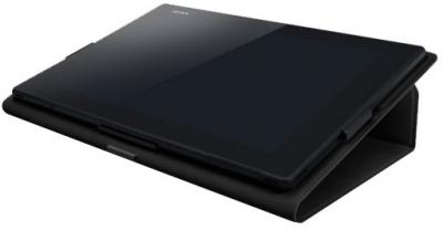 Чехол для планшета Sony SGP-CV5 (черный) - в сложенном виде