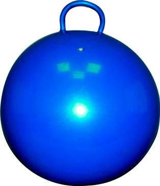 Фитбол с ручкой Cosmic GB04 (голубой) - общий вид